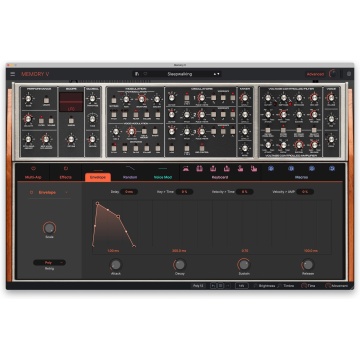 Arturia Memory V - Plugin sintetizator virtual polifonic analog cu 3 oscilatoare Poly 6/12 MPE - Img 6