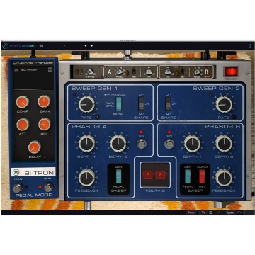 Arturia Phaser BI-TRON - Plugin efect phaser dual stereo cu 2 LFO-uri si circuite tip 12-pole - Img 2