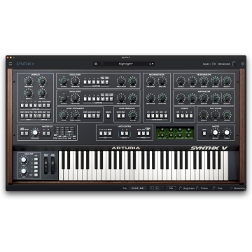 Arturia Synthx V - Plugin sintetizator virtual analog bi-timbral cu 16 voci Multi-Arp MPE si 240 preseturi - Img 5