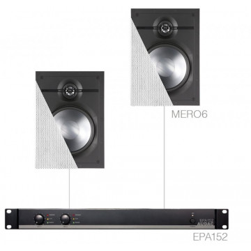 Audac Cerra 6.2E W - Sistem complet pentru instalatii audio fixe