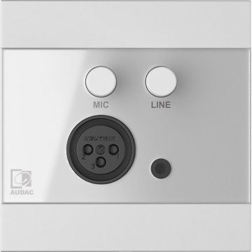 Audac WP210/W - Panou de intrare audio