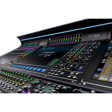 DiGiCo Quantum 638 - Consola digitala de mixaj audio 256 canale 38 fadere 3x touchscreen 17 inch MADI Optocore Dante DMI - Img 5