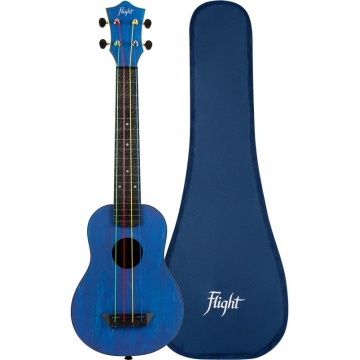 Flight TUSL-KIDZ Dark Blue - Ukulele soprano cu scala de tip concert