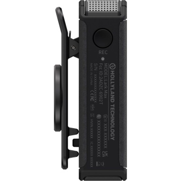 Hollyland LARK MAX Duo - Black - Sistem Lavaliera Wireless 2.4 GHz cu 2 Transmitatoare - Img 9