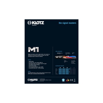 KLOTZ M1K2FM0100 M1 Mic XLR 1 m - Cablu microfon XLR tata - XLR mama - Img 7