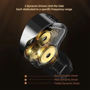 KZ Acoustics Vader Pro HM Graph Bass Enhanced Tuning Edition - Casti monitorizare In-Ear - Img 10