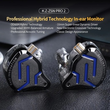KZ Acoustics ZSN PRO 2 Blue - Casti monitorizare In-Ear - Img 6