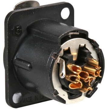 Neutrik NC10FD-LX-B - Conector XLR pentru panou - Img 3