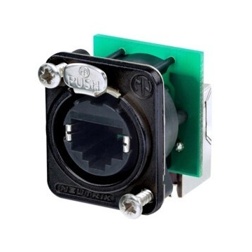 Neutrik NE8FDP-R-B - Conector RJ45 pentru panou