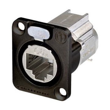 Neutrik NE8FDX-Y6-B - Conector RJ45 pentru panou