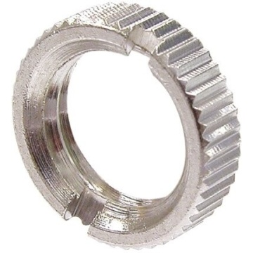 Neutrik NRJ-NUT-MK - Piulita rotunda rizata placata cu nichel pentru conector jack 1/4 inchi mama