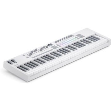Novation Launchkey 61 MK4 White - Claviatura MIDI USB cu 61 clape semi-grele - Img 3