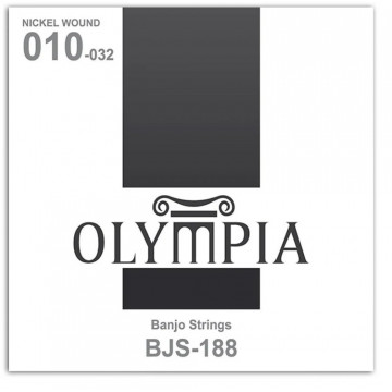 Olympia BJS188 Otel-Nichel 10-32 - Set de corzi pentru banjo