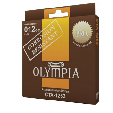 Olympia CTA1253 Bronz Light 12-53 - Set corzi chitara acustica