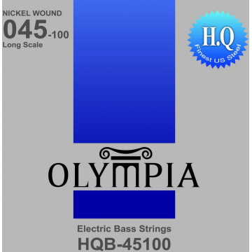 Olympia HQB45100 Long Scale Otel-Nichel 45-100 - Set corzi chitara bass