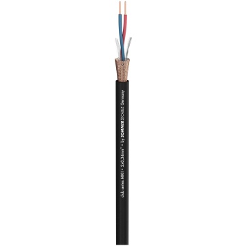 Sommer Cable 200-0051 Microphone Cable Club Series MKII, 2 x 0,34 mm2, PVC diametru 6,50 mm, Negru - Cablu de microfon la metru - Img 2