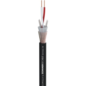 Sommer Cable DMX Binary 234 AES/EBU MKII 2 x 0,34 mm2 PVC diametru 6,20 mm Black - Cablu DMX / AES-EBU 110 Ω 2x 0,34 mm2 cu ecranare spiralata din cupru si folie aluminizata, diametru 6,2 mm, negru