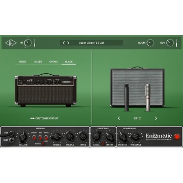Universal Audio UAD Enigmatic '82 Overdrive Special Amp - Plugin amp sim cu 4 amplificatoare si 9 setup-uri de cabinet si microfon - Img 4
