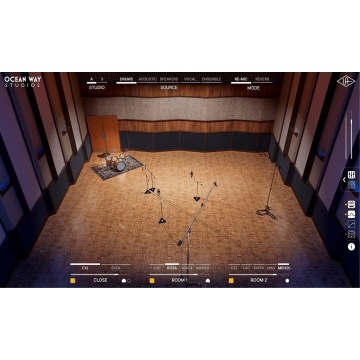 Universal Audio UAD Ocean Way Studios Deluxe - Plugin reverb cu functii avansate de room modeling si re-miking - Img 2
