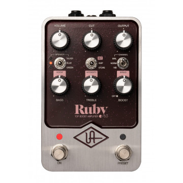 Universal Audio UAFX Ruby 63 Top Boost Amplifier - Pedala emulare amp