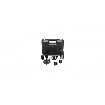 Warm Audio WA-84 Stereo Pair - Black - Set stereo Microfoane Condenser Diafragma Mica - Img 2