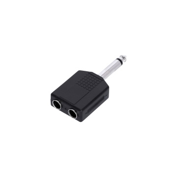 Adam Hall 4 STAR AY JF2 JM2 - Adaptor 2 x Jack 6.3 mm mama - Jack 6.3 mm tata TS - Img 2