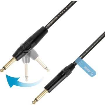 Adam Hall 5 STAR IPPR 0300 FLIPJACK® 3m - Cablu de instrument 2 x Jack 6.3 mm - Img 2