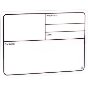 Adam Hall Tour Label plastic white self-adhesive 290 x 190 mm - Eticheta autoadeziva pentru Flightcase
