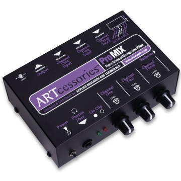 ART ProMIX - Mixer cu 3 canale pentru microfon - Img 3