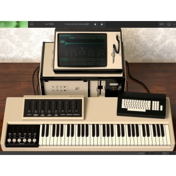 Arturia CMI V - Plugin instrument virtual sampler si sintetizator digital 8-bit cu 10 piste si sequencer cu 32 pasi