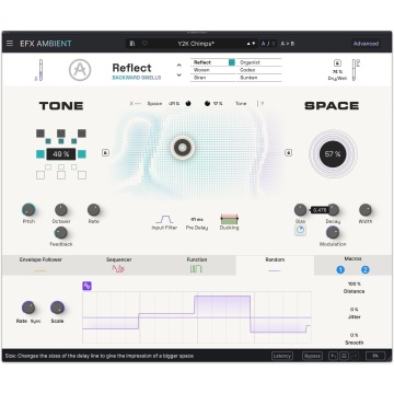 Arturia Efx AMBIENT - Plugin audio ambient cu procesare spectrala cu 6 moduri si modulatie avansata - Img 6