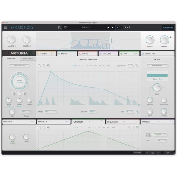 Arturia Efx MOTIONS - Plugin multi-efect cu procesare audio bazata pe miscare Beat Repeater si modulatie - Img 4