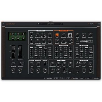 Arturia MiniBrute V - Sintetizator virtual analog polifonic 8 voci cu filtru Steiner-Parker si 168 preseturi - Img 2