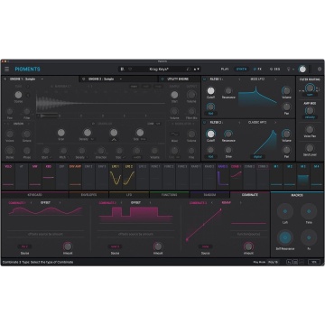 Arturia Pigments 7 - Plugin sintetizator software multi-engine cu 6 tipuri de sinteza si peste 1700 de preseturi - Img 2