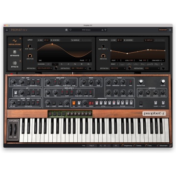 Arturia Prophet-5 V - Plugin sintetizator virtual analog polifonic cu 2 VCO arpegiator efecte si compatibilitate MPE - Img 4