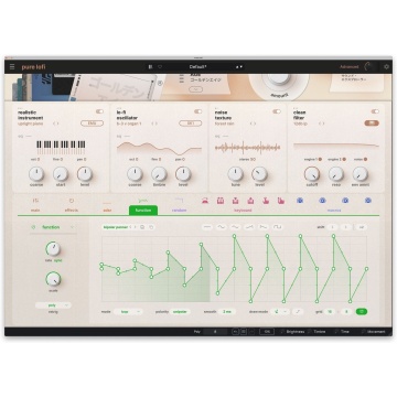 Arturia Pure LoFi - Plugin sintetizator virtual LoFi cu sampler 3 generatoare si 250 preseturi - Img 5