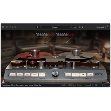 Arturia Tape J-37 - Plugin efect magnetofon Studer J37 cu lampi si banda magnetica 4 moduri de culoare si 25 preseturi - Img 4