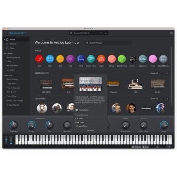 Arturia V Collection 11 Intro - Bundle plugin-uri cu 10 instrumente virtuale analogice digitale si hibride