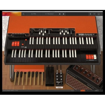 Arturia Vox Continental V2 - Plugin orga virtuala cu doua manuale VOX 300 si Jennings J70 VST VST3 AU AAX standalone