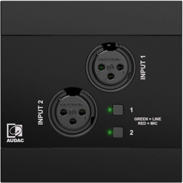 Audac NWP220/B - Panou de intrare audio in retea Dante