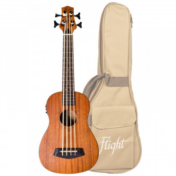 Flight DUBS Electro-Acoustic Bass Ukulele - Ukulele Bass Electro-Acustic