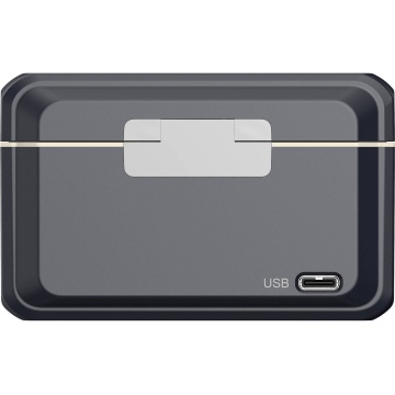 Hollyland LARK M2 Combo - Shine Charcoal - Sistem Lavaliera Wireless 2.4 GHz cu 2 Transmitatoare - Img 4