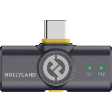 Hollyland LARK M2 Combo - Shine Charcoal - Sistem Lavaliera Wireless 2.4 GHz cu 2 Transmitatoare - Img 24