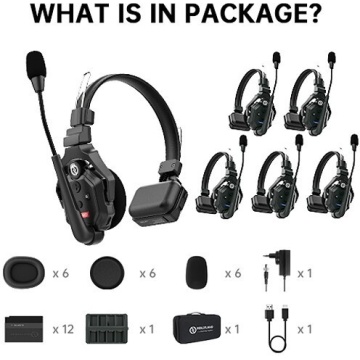 Hollyland Solidcom C1-6S - Sistem Comunicatie Intercom Headset 6 casti - Img 19