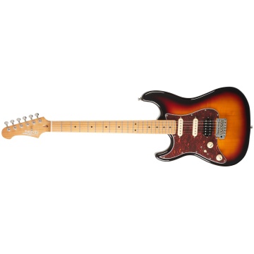 JET Guitars JS-400 SB LH, HSS - Chitara electrica pentru stangaci - Img 4
