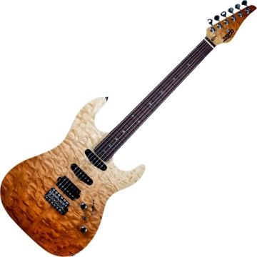 JET Guitars JS-45 Elite Fireburst - Chitara electrica