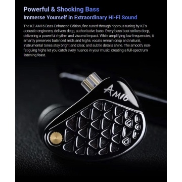 KZ Acoustics AM16 Bass Enhanced Tuning - Casti in-ear - Img 9