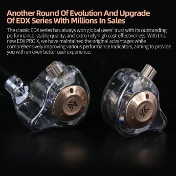 KZ Acoustics EDX Pro X Black - Casti monitorizare In-Ear - Img 7