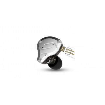 KZ Acoustics ZS10 PRO Silver-Black - Casti monitorizare In-Ear - Img 2