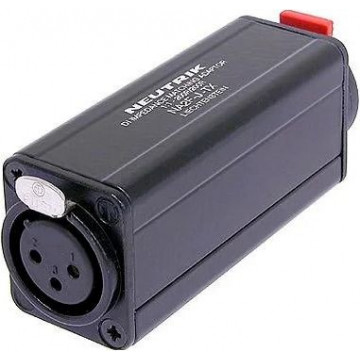 Neutrik NA2F-J-TX - Adaptor transformator balansat Jack 6.3 mm mama - XLR mama